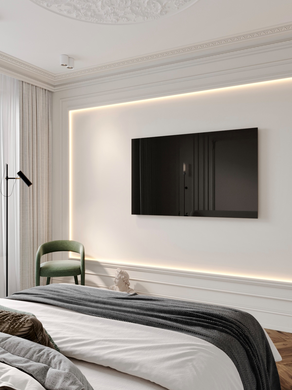 Квартира для сына дизайнера с хорошим вкусом. Вариант 2