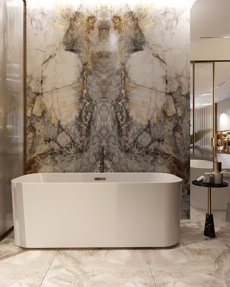 Интерьер квартиры ЖК "Ладья" в г. Самара 163м2