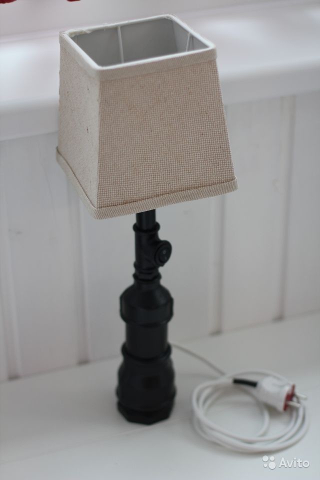 Светильники из водопроводной трубы