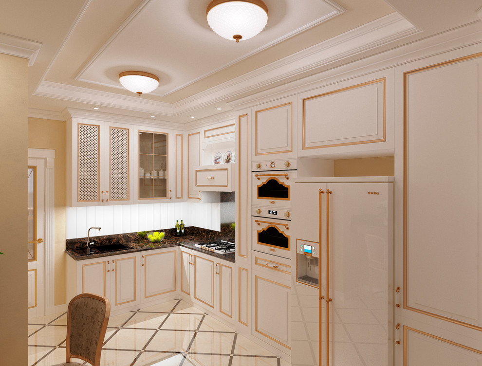 Квартира с бирюзовой спальней