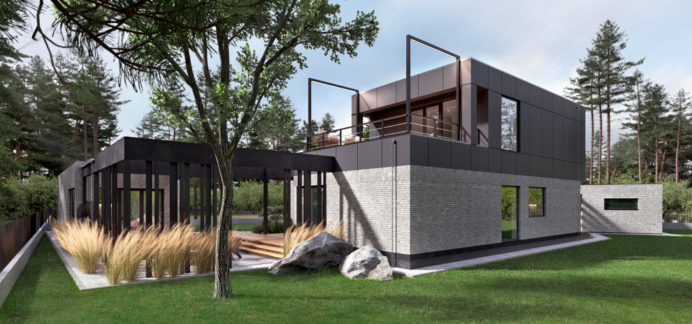 Комплекс строений в стиле "Хай-тек"