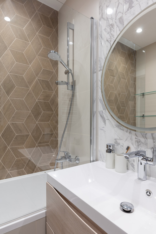 Однокомнатная квартира в бирюзовых тонах