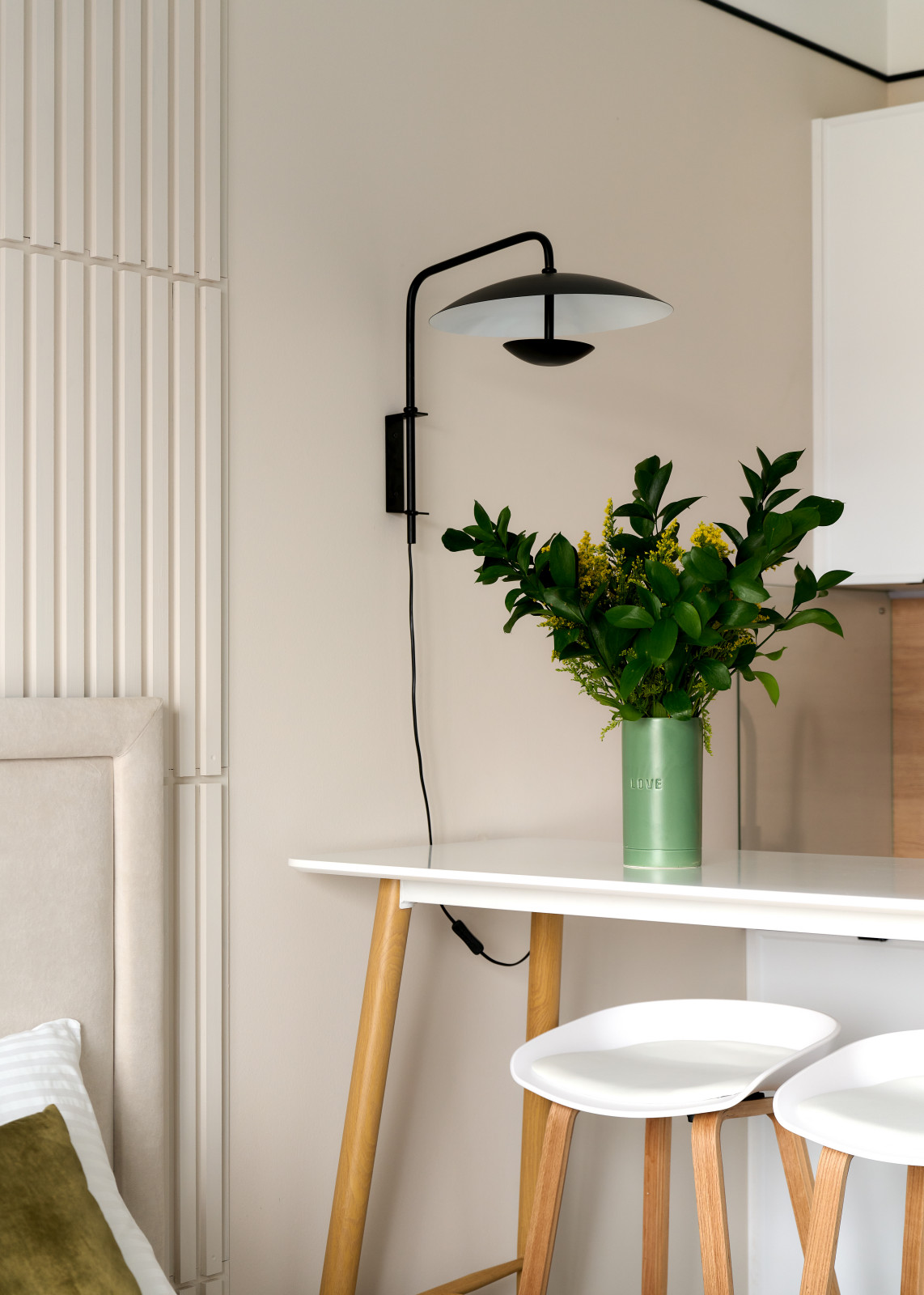 Квартира — студия по дизайн проекту Екатерины Тагировоq