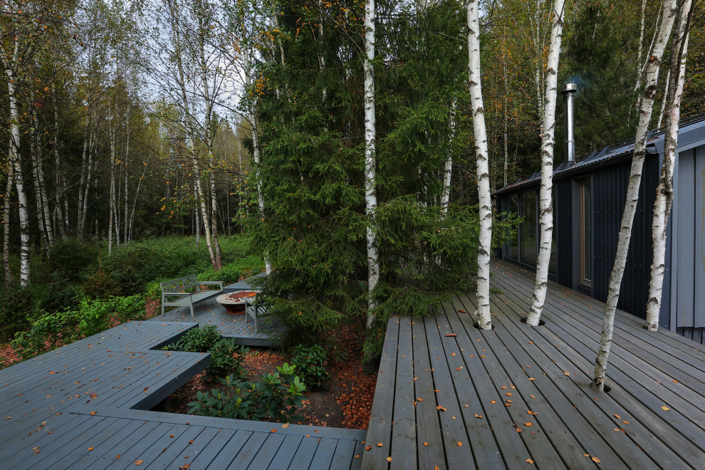 Частный сад в КП "Снегири". Осень.