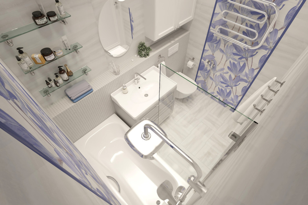 Двухкомнатная квартира в скандинавском стиле 61м2 в ЖК "Гринпарк"