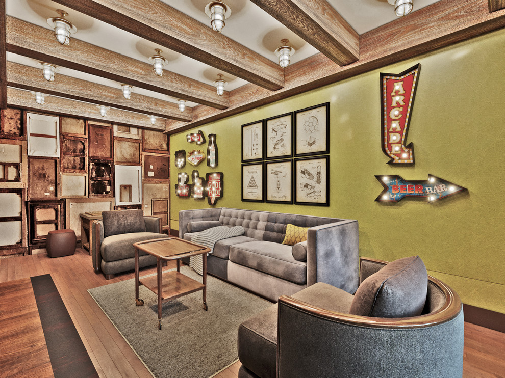 Обложка проекта: Квартира на Пулковском шоссе в стиле ирландского паба. 40 кв.м. Вариант 1.