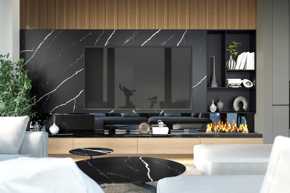 интерьер апартаментов МФК "Neva Towers" 120м2