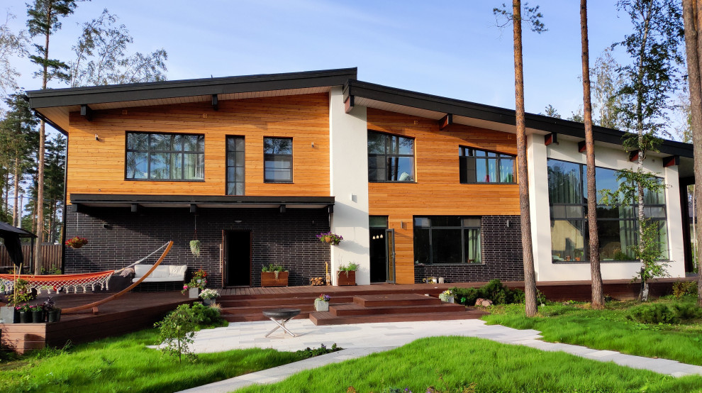 МИНИМАЛИЗМ СО СКАТНОЙ КРОВЛЕЙ