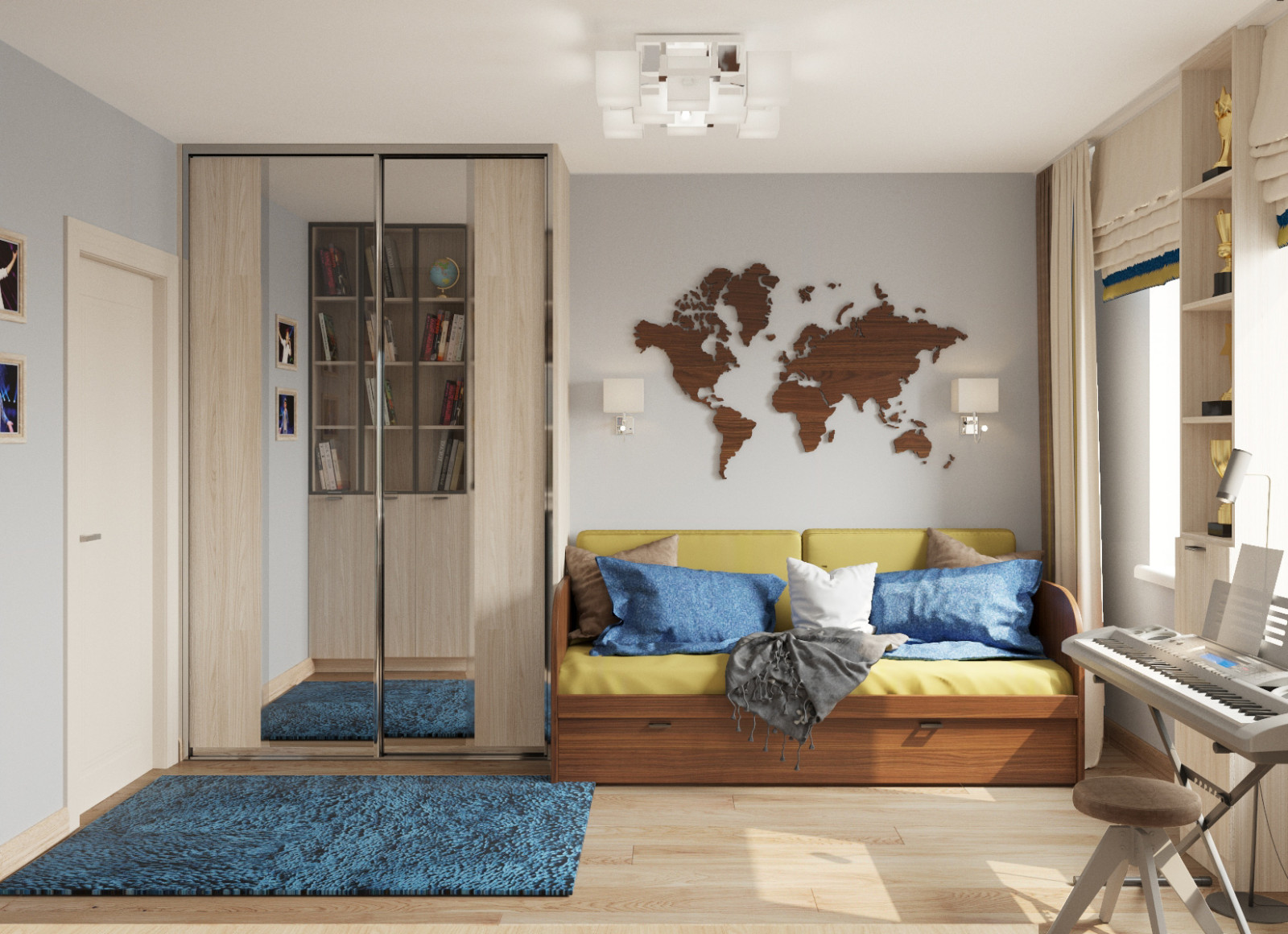 Трехкомнатная квартира