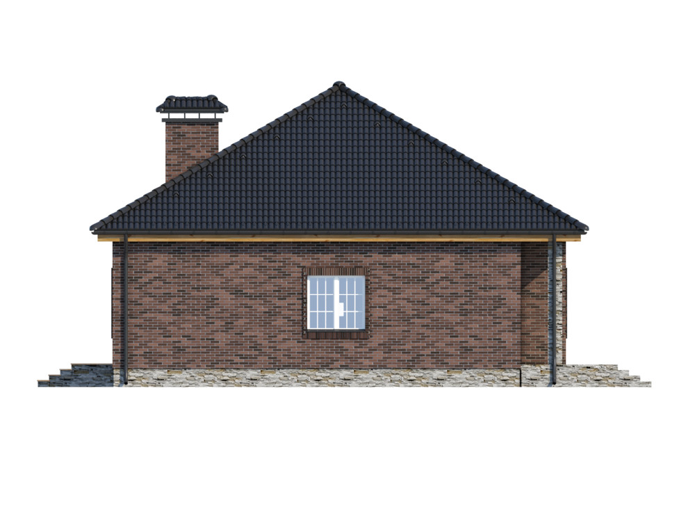 Проект 271 Одноэтажный дом с тремя спальнями