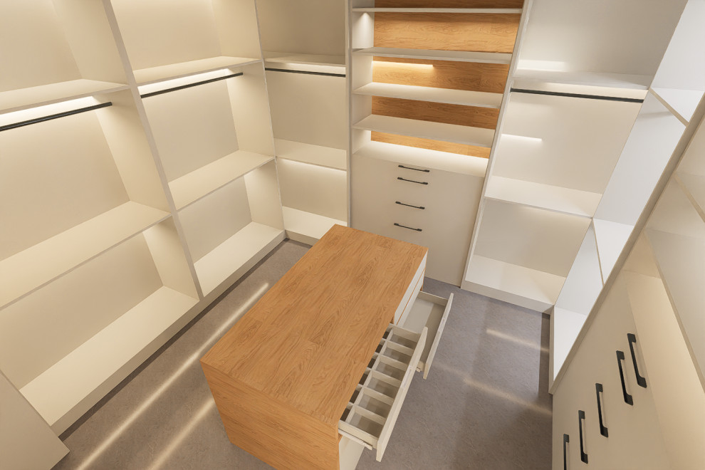 Closet and kitchen in Texas, USA