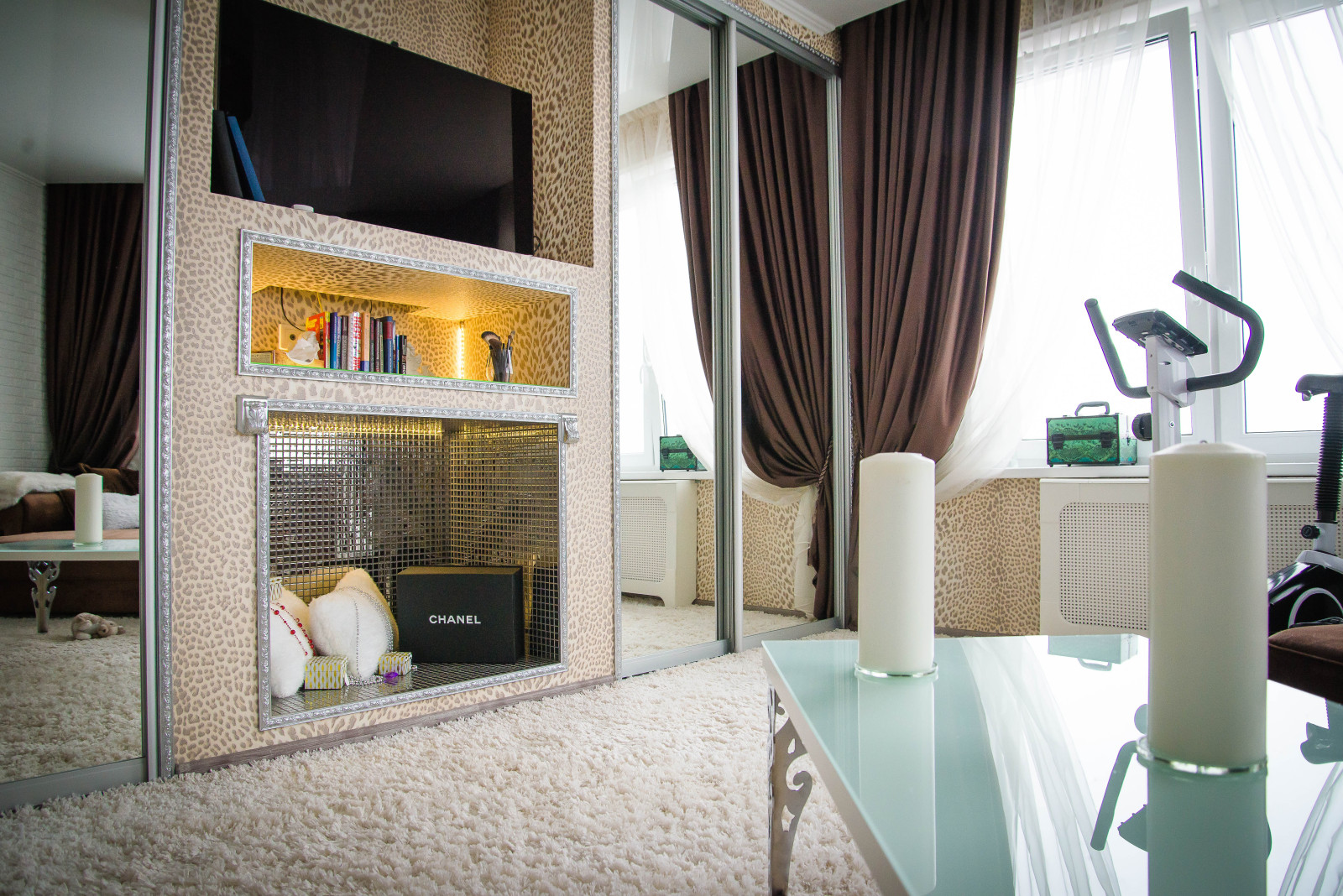 Реализованный проект двухкомнатной квартиры для бизнес леди.