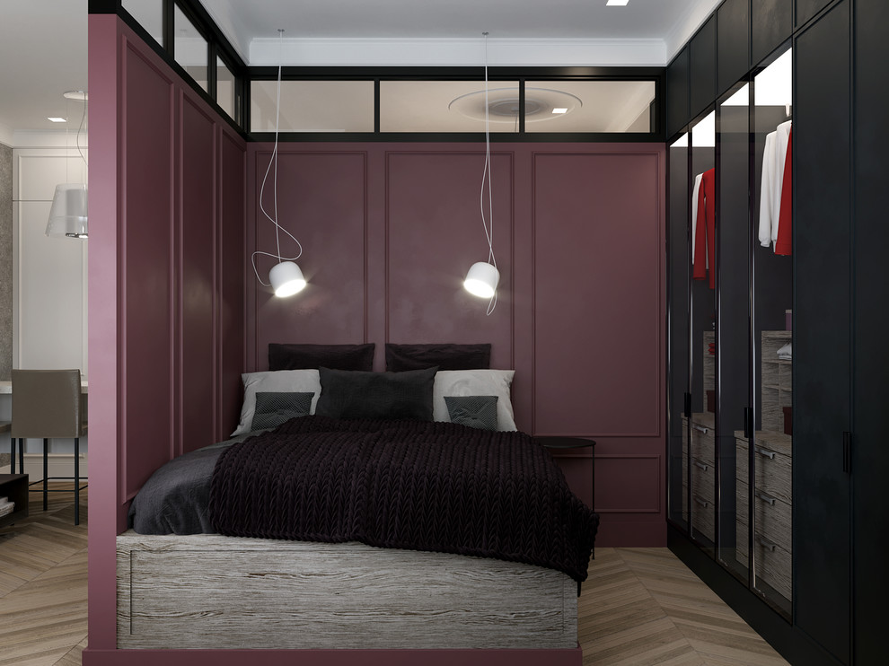 Однокомнатная квартира в стиле лофт с элементами классического стиля