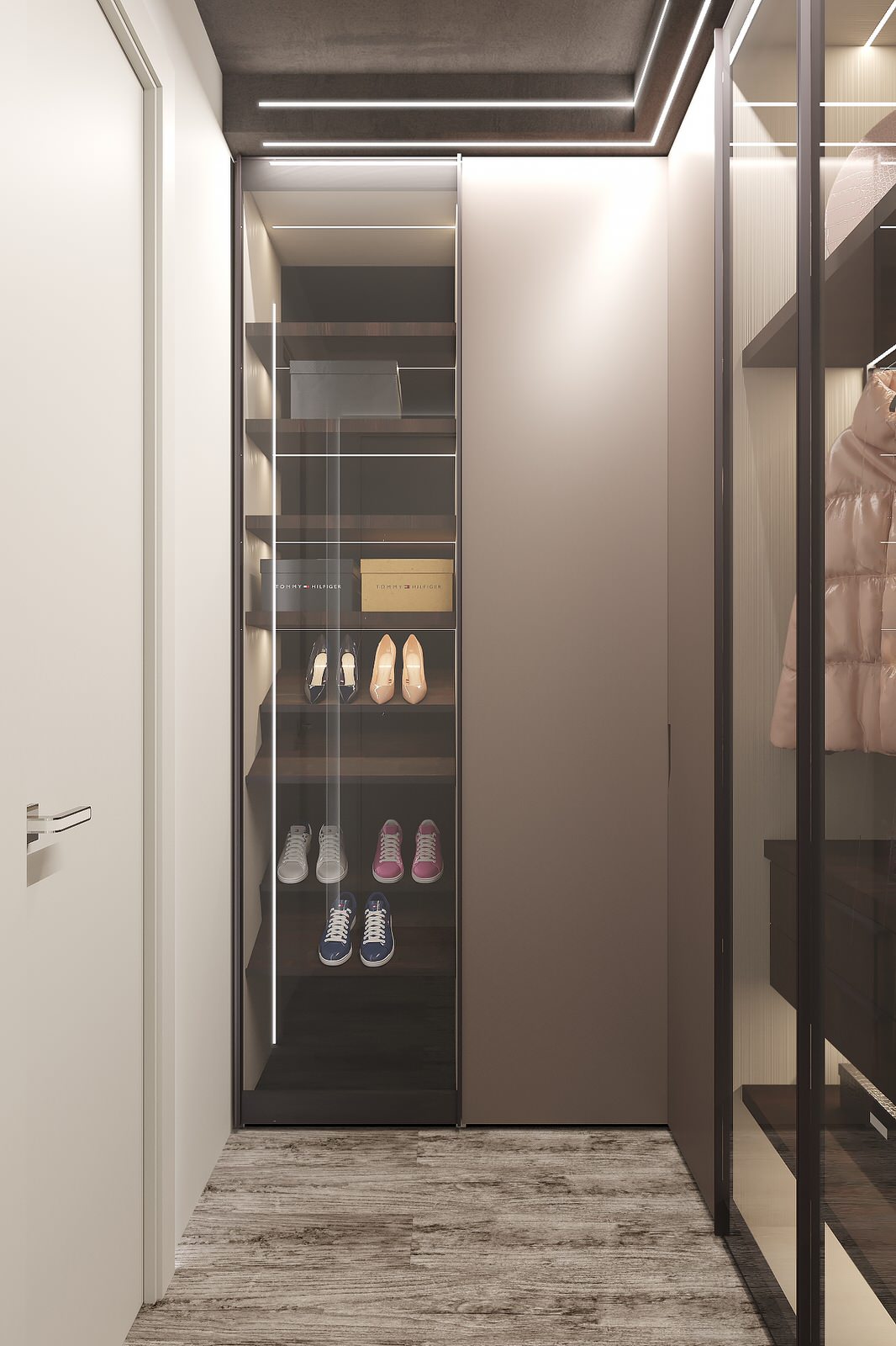 Гардеробная в прихожей