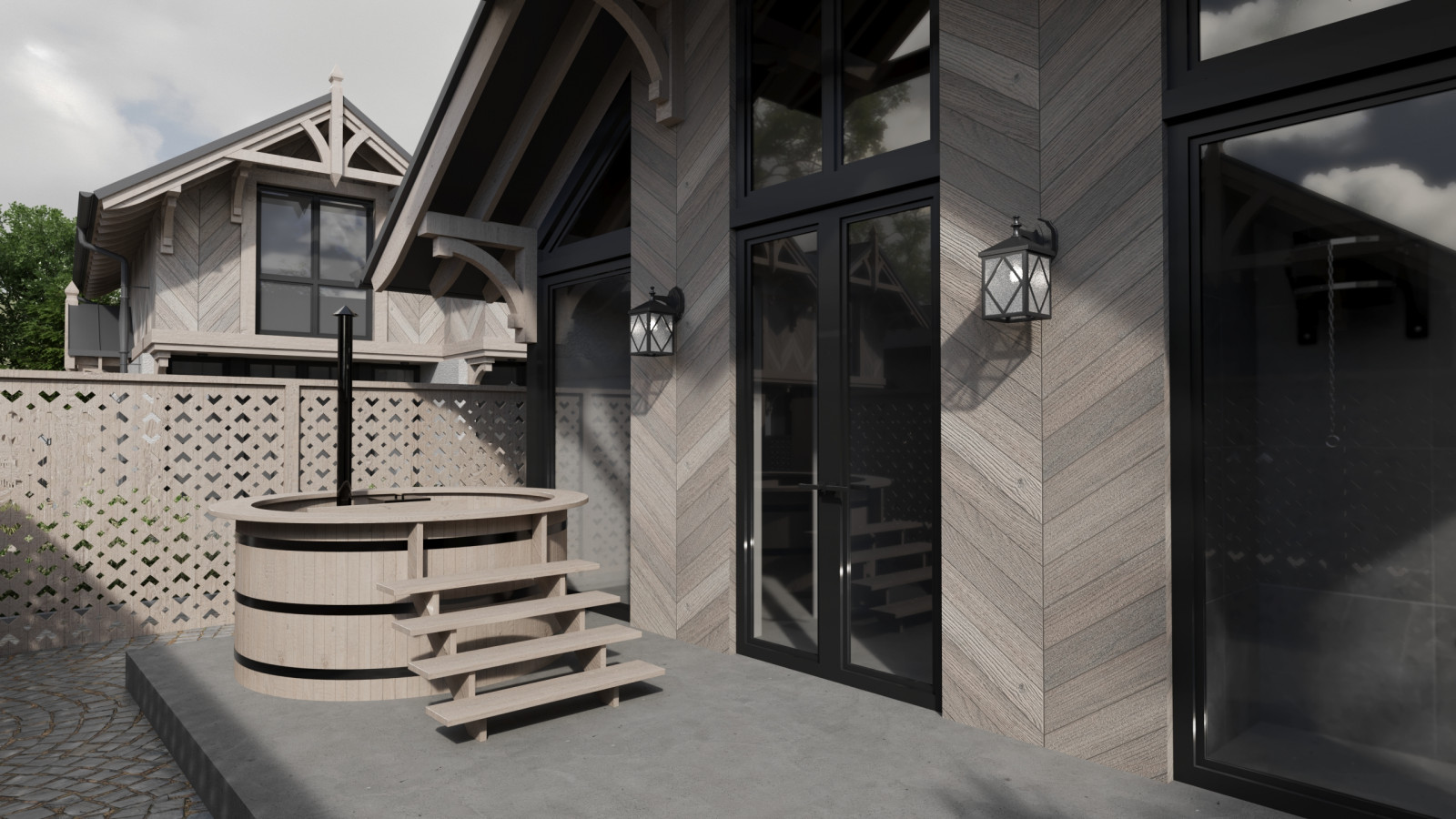 Комплексный проект Глэмпинга на 19 сотках (архитектура+ландшафт)