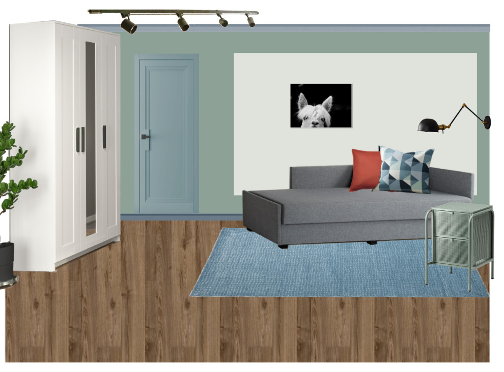 Квартира с творческой душой.