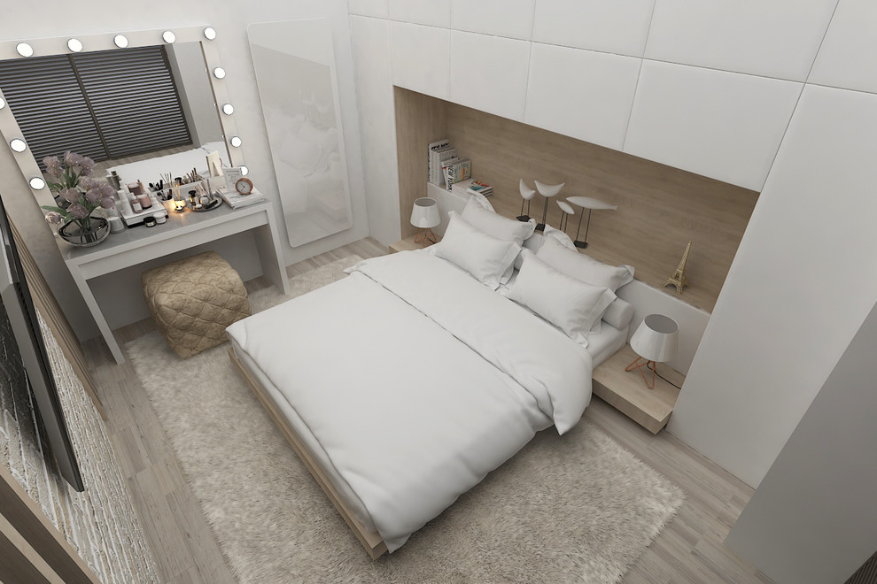 Маленькая спальня в стиле минимализм