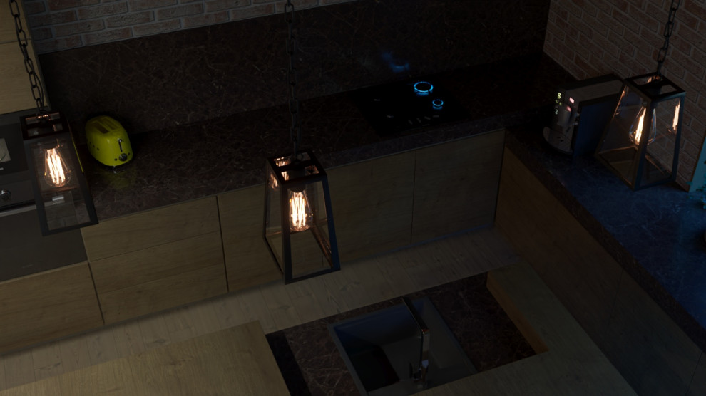 Проект пристройки кухни-гостиной к дому (визуализация и реализация)