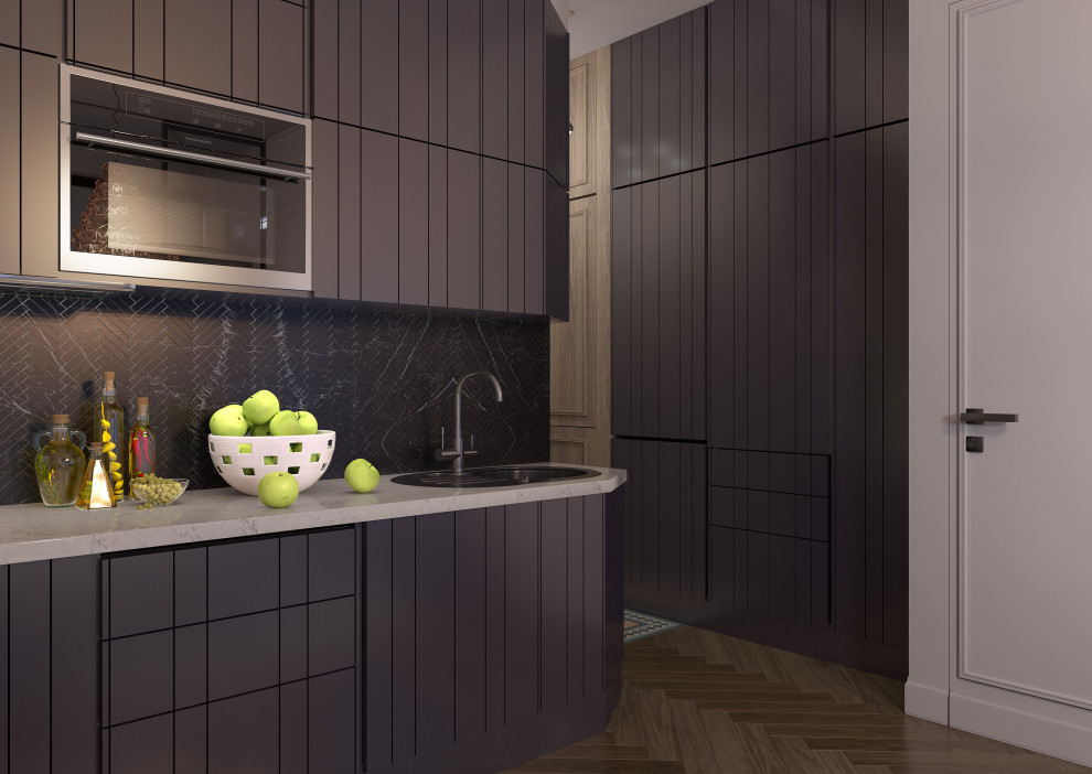 Interior design of a residential flat in The housing complex "Dynasty" at Moscow