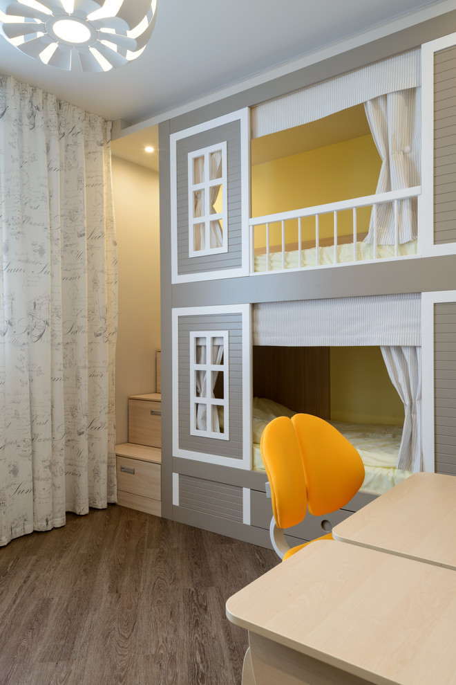 Трехкомнатная квартира-студия в современном стиле