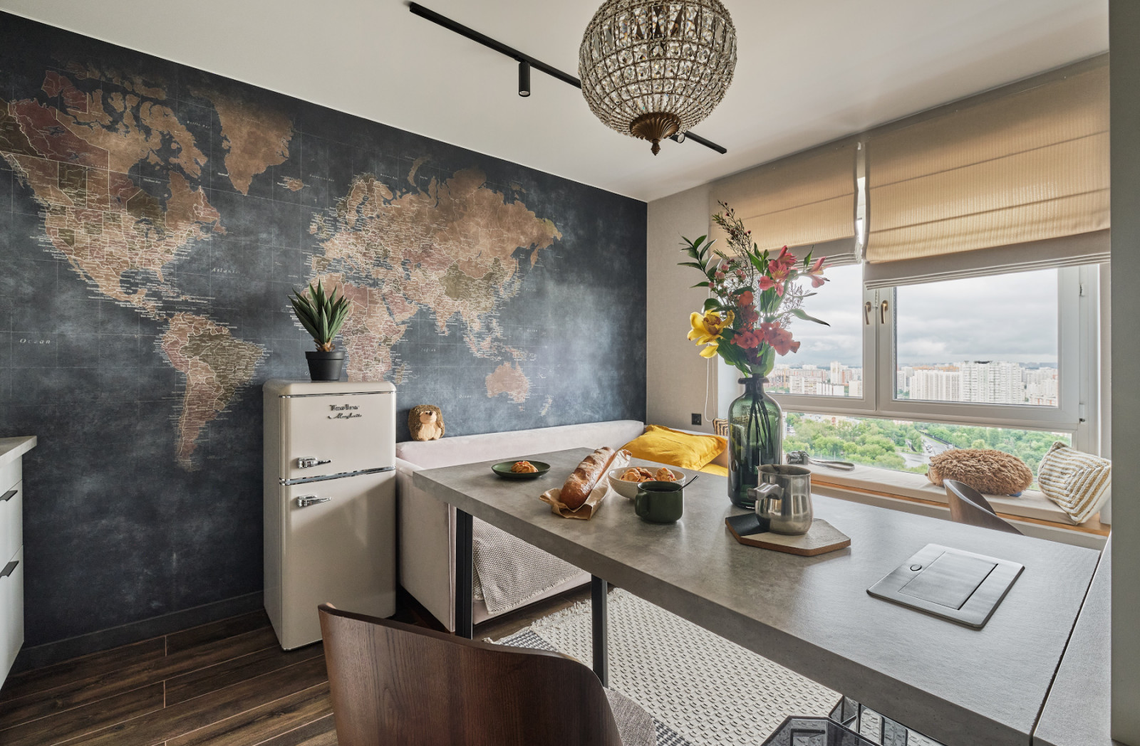 Интерьерная съёмка студии 19 кв.м. на Братиславской (Москва)