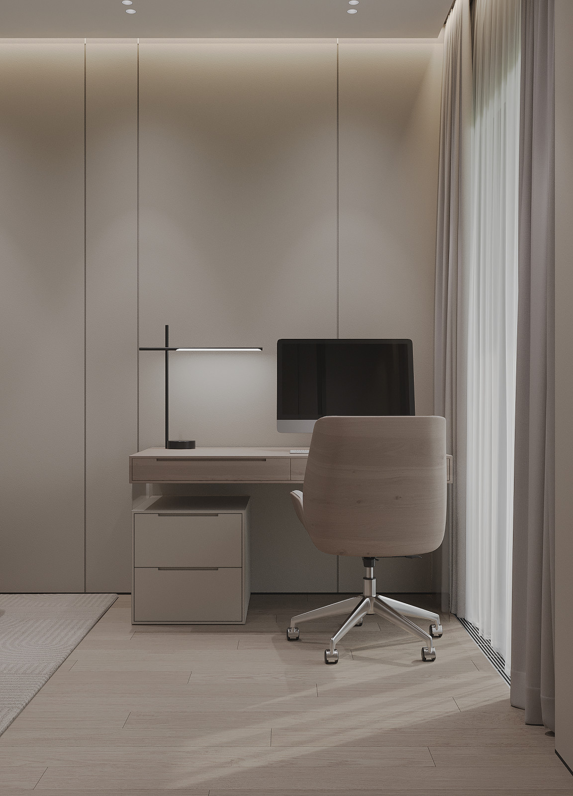 Интерьер апартаментов, Сочи, 45м2