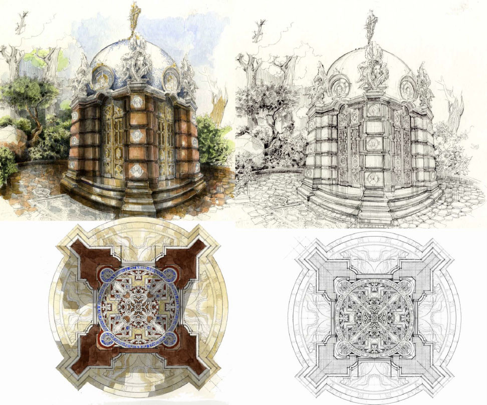 Эскизы - ландшафтный дизайн