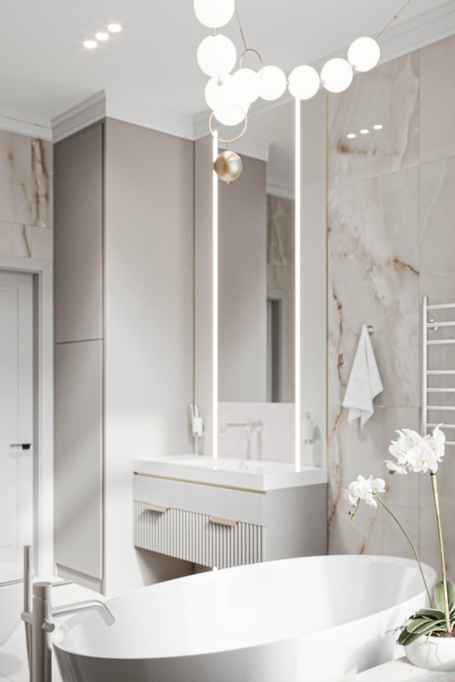 Дом в стиле неоклассика 260 м2