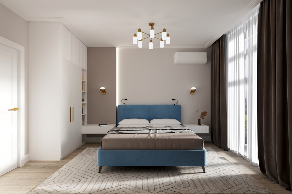 Обложка проекта: Спальня на стадии реализации