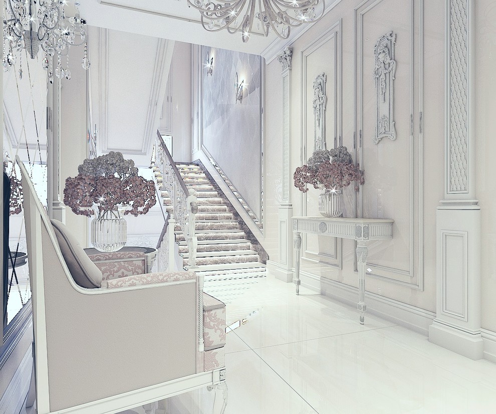 Холл в частном домовладении (г.Москва)