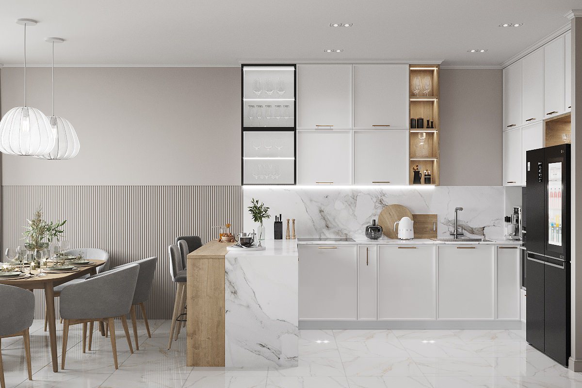 Проект квартиры 109 кв.м для семьи из г. Кемерово