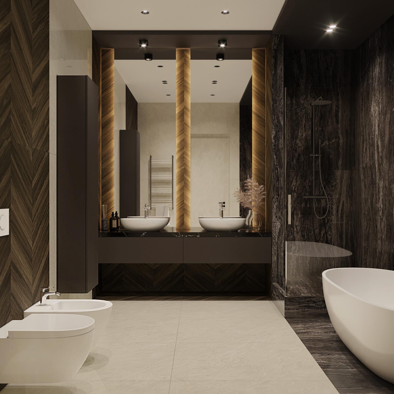 Интерьер квартиры в ЖК Montblanc 150 м^2