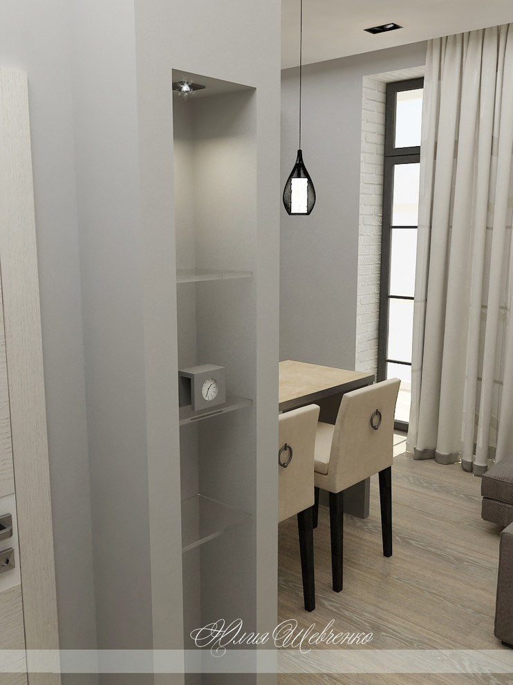 Проект однокомнатной квартиры в д.Рассказовка,Москва