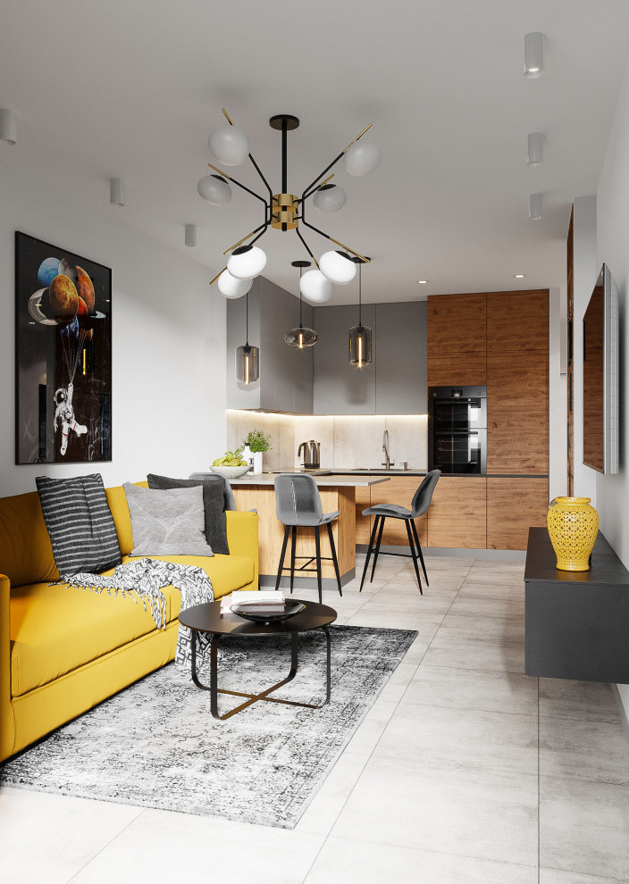 Проект квартиры "Яркий лофт"