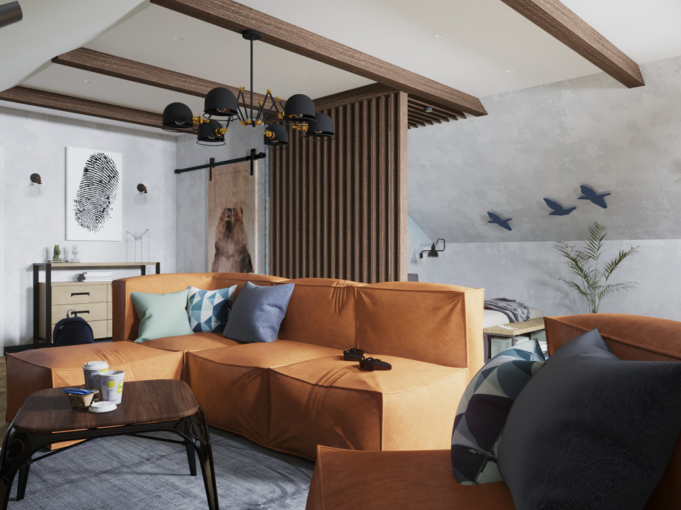 Обложка проекта: комната для молодого человека