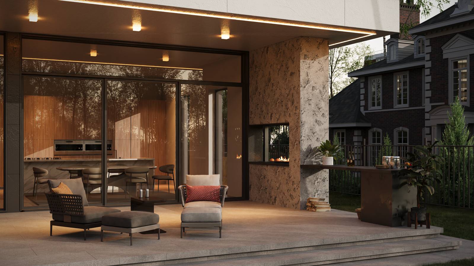 Проект коттеджа на берегу Москва-реки