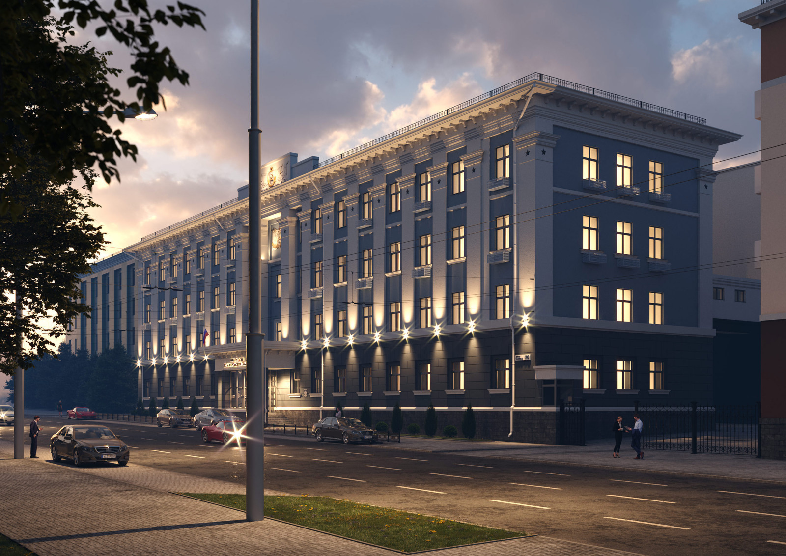 Проект капитального ремонта фасадов здания УМВД России по Белгородской области