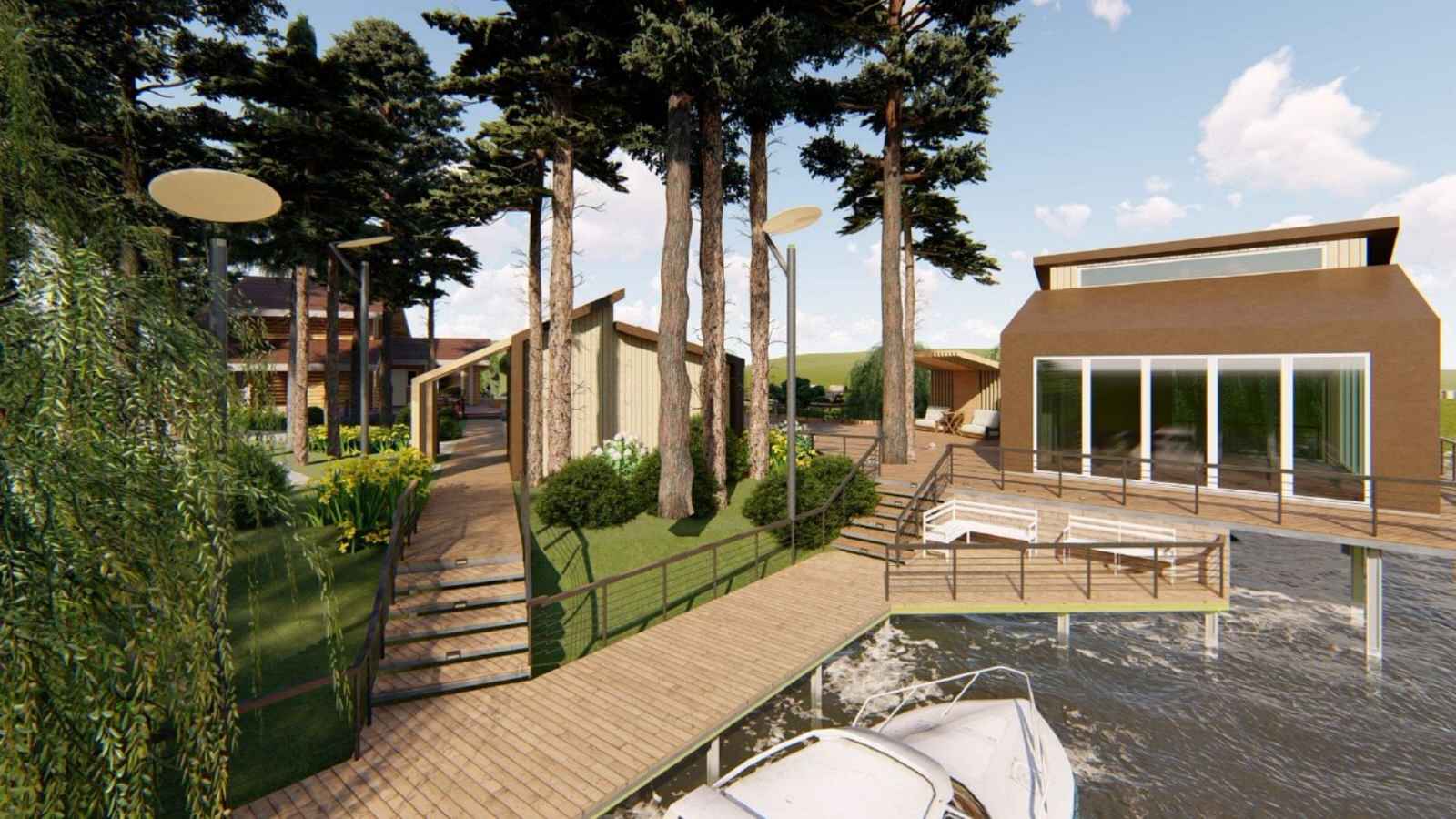 Проект благоустройства участка в коттеджном поселке Заозерье