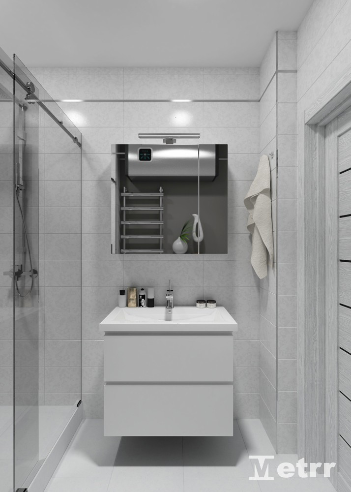 Дизайн - проект двухкомнатной квартиры S=70m2 на Арцыбушевской