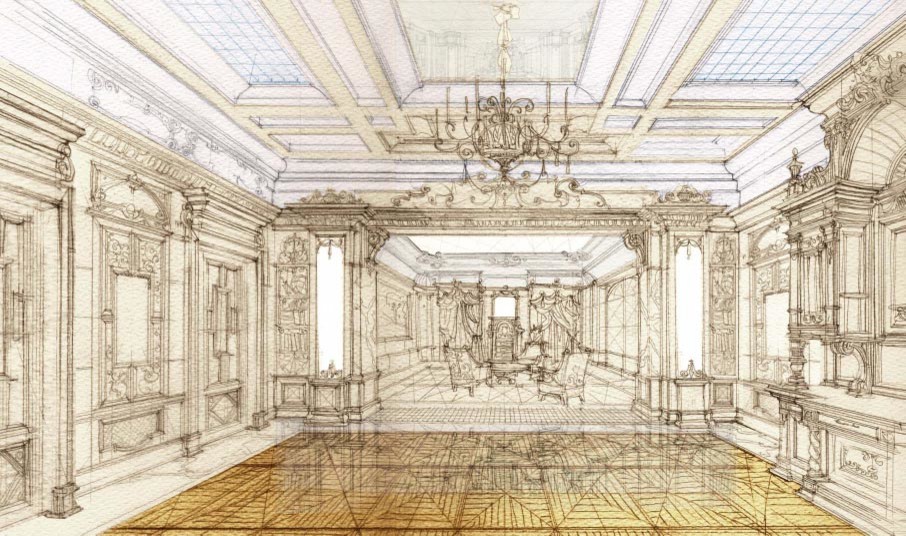 Эскизы - дизайн интерьера