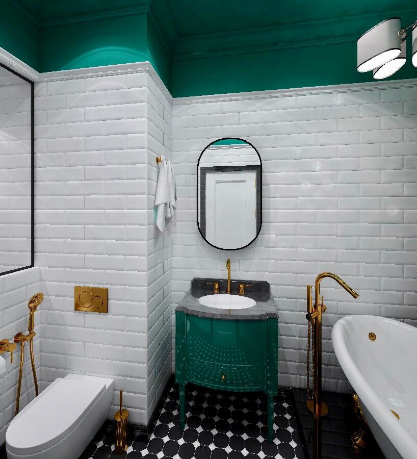 Жилая квартира для молодой пары, 90кв.м