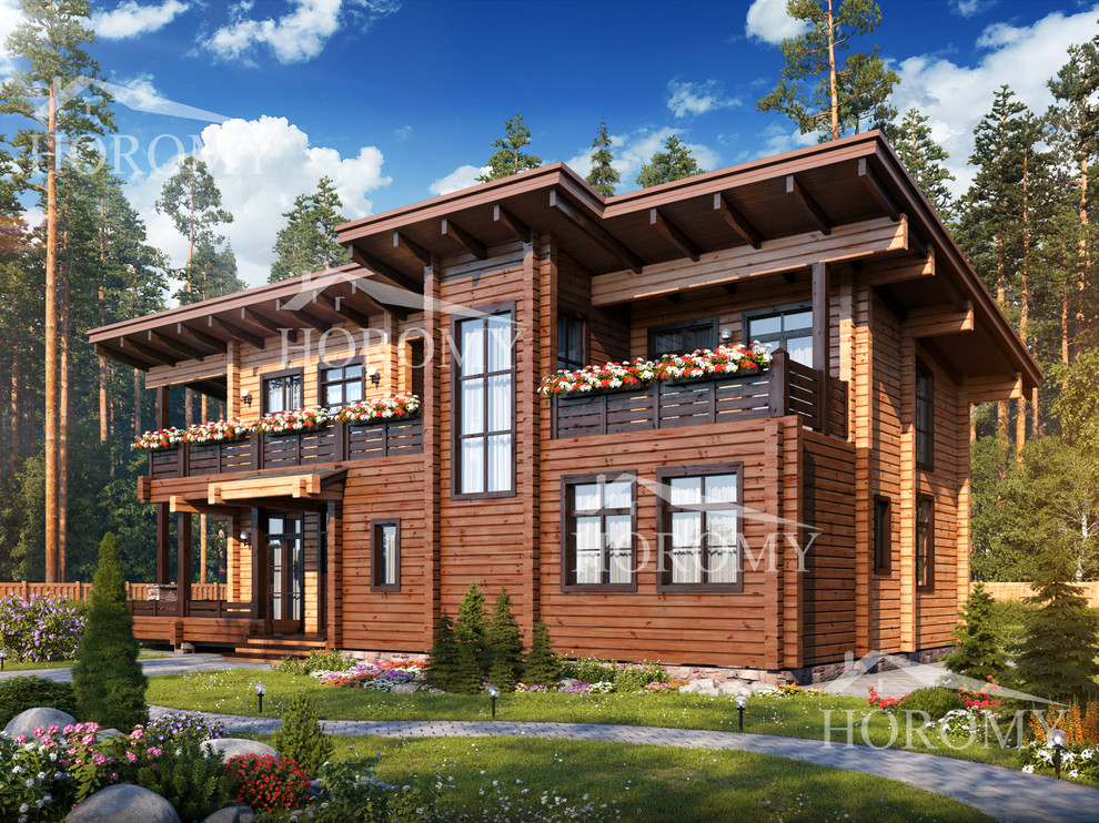 Проекты домов из клееного бруса