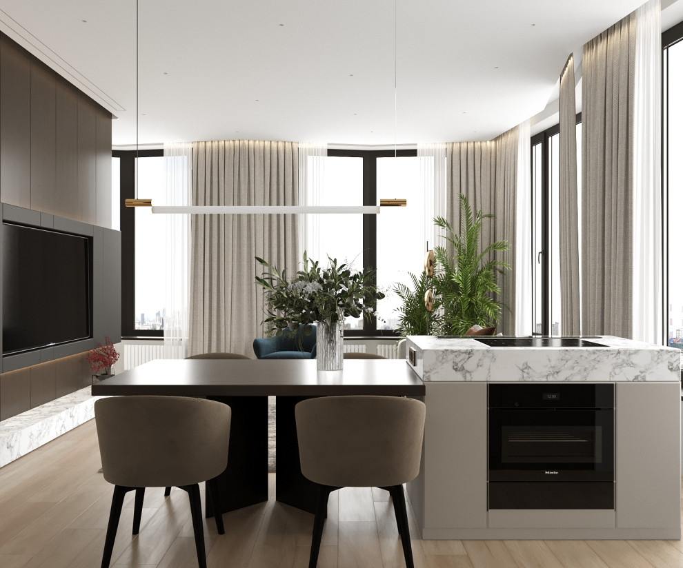 Дизайн проект квартиры в River Park