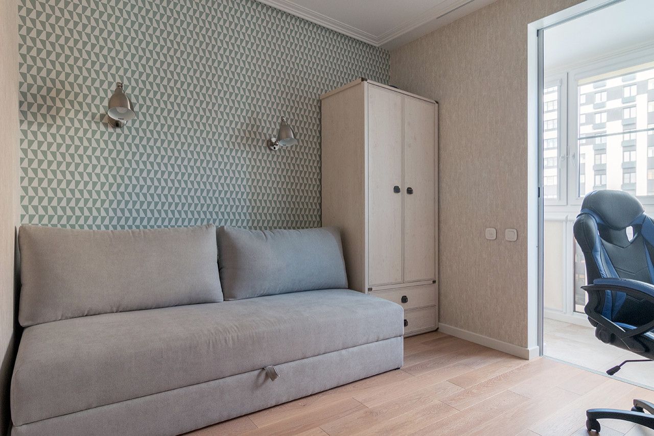 Дизайн четырехкомнатной квартиры в ЖК "Лучи".