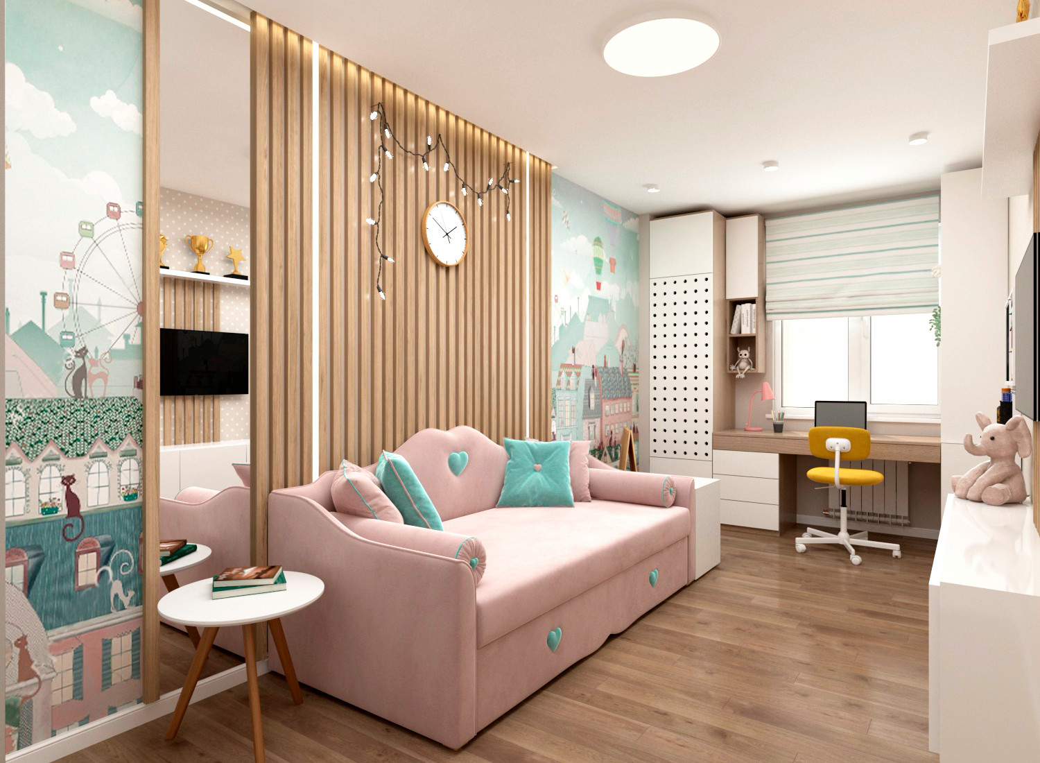 Обложка проекта: Детская для шестилетней девочки