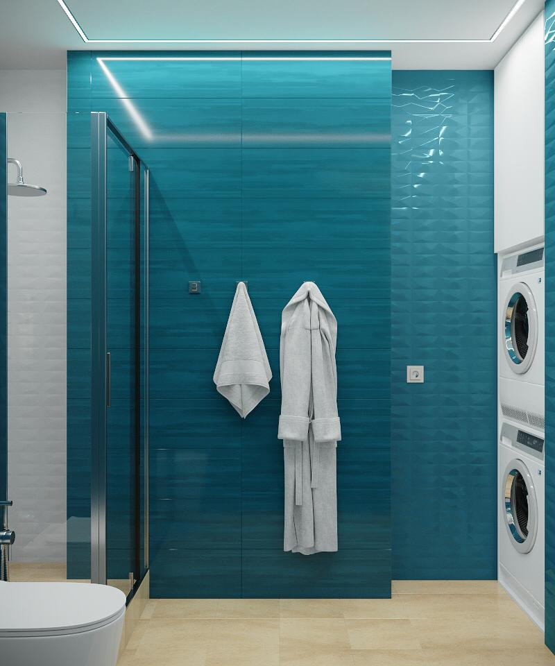 Душевая в морском стиеле