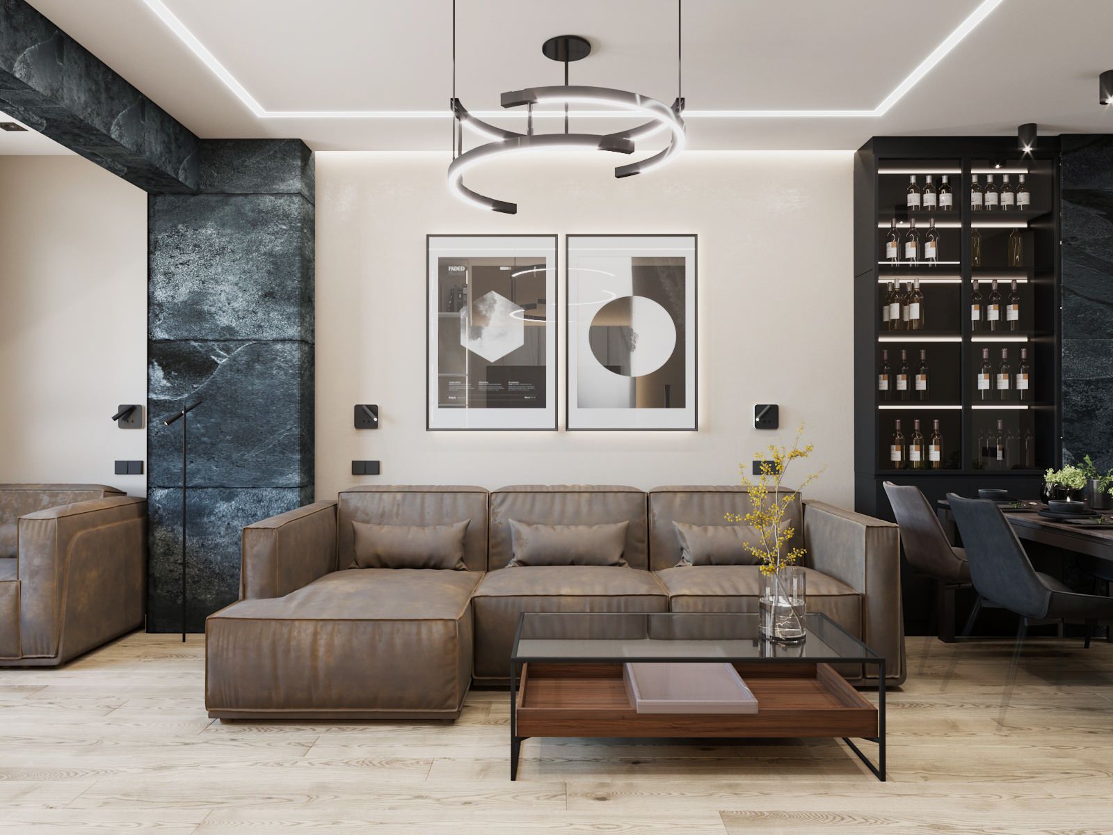 Проект квартиры. ЖК "Изумрудный". В двух вариантах