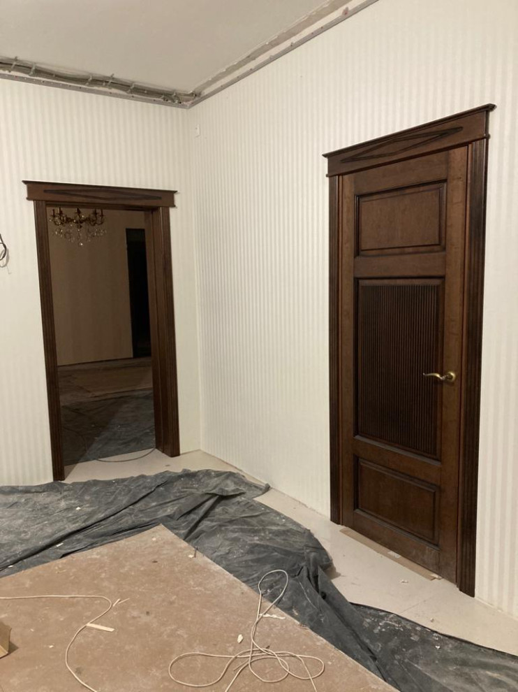 Двери из массива (фото работ с нескольких объектов)