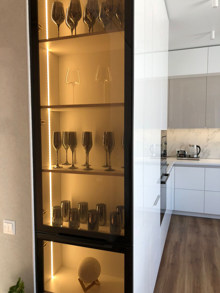 Кухня (АГТ белый глянец)