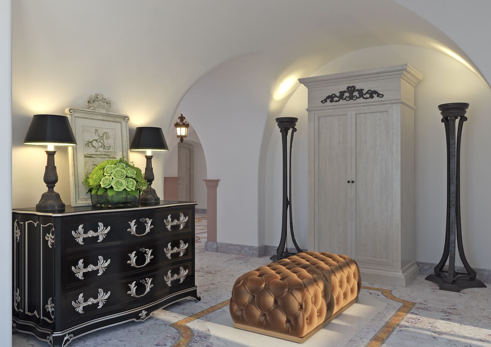 Интерьеры старинного дома 3200 кв метров в Австрии